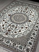 Круглый ковер HALIF F611 GRAY-BLUE