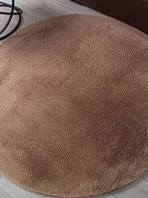 Ковер длинношерстный RABBIT LUXE PX2001 CAMEL Круг