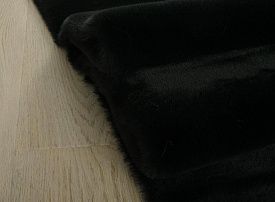 Пушистый ковер RABBIT PREMIUM MS1000 BLACK