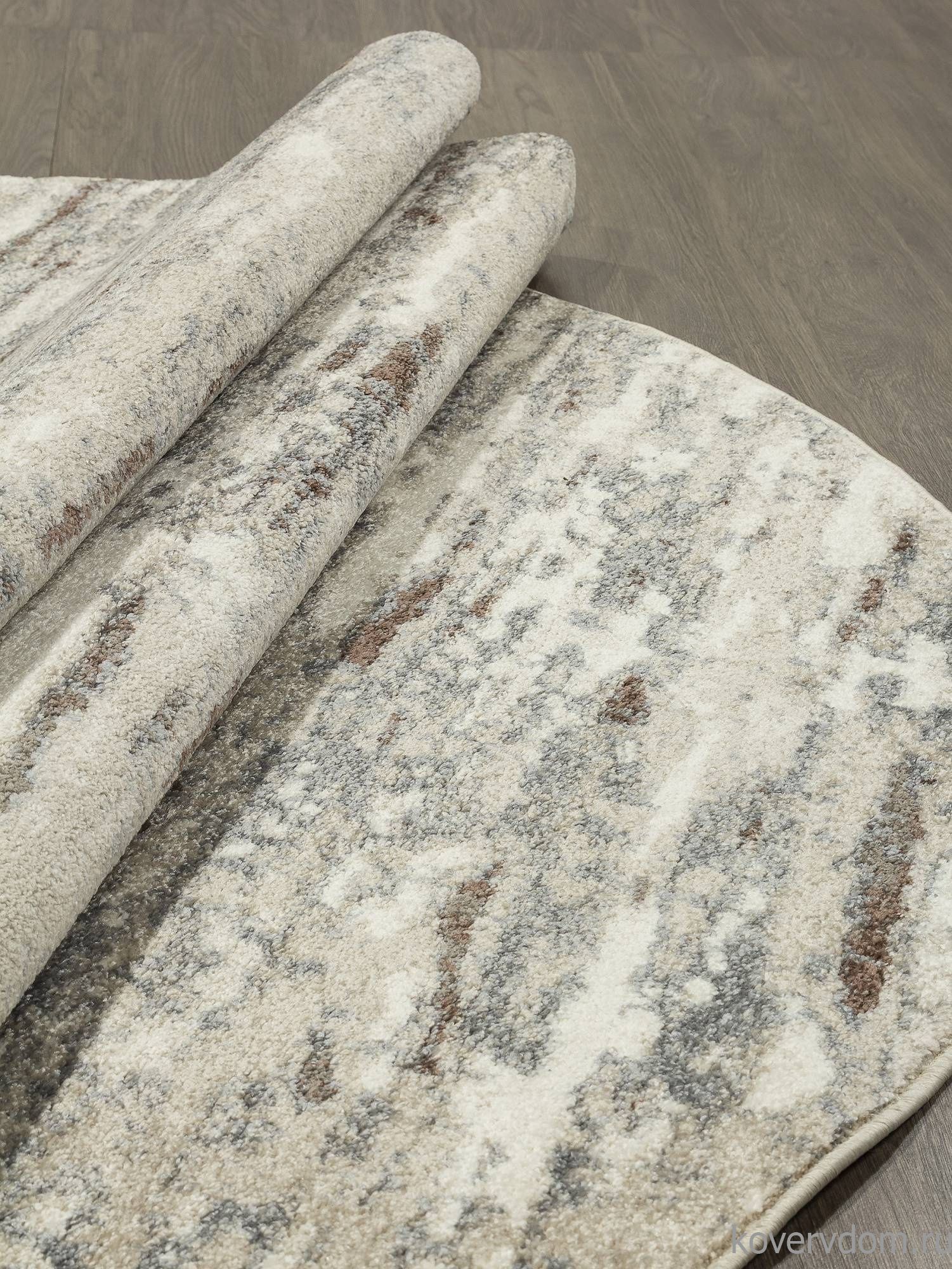 Ковер TORNADO F301 BEIGE-BROWN Овал