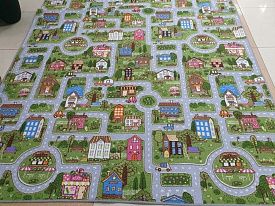 Прямоугольный детский ковер-палас  LITTLE TOWN-A