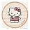 Ковер детский  ручной работы Hello Kitty  HK-BC-08