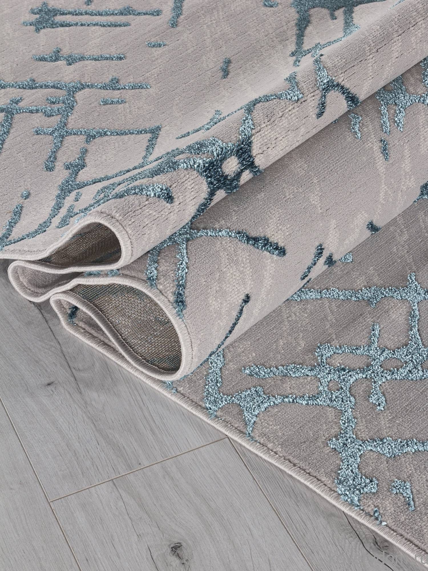 Ковер LIMAN F164 GRAY-D.BLUE