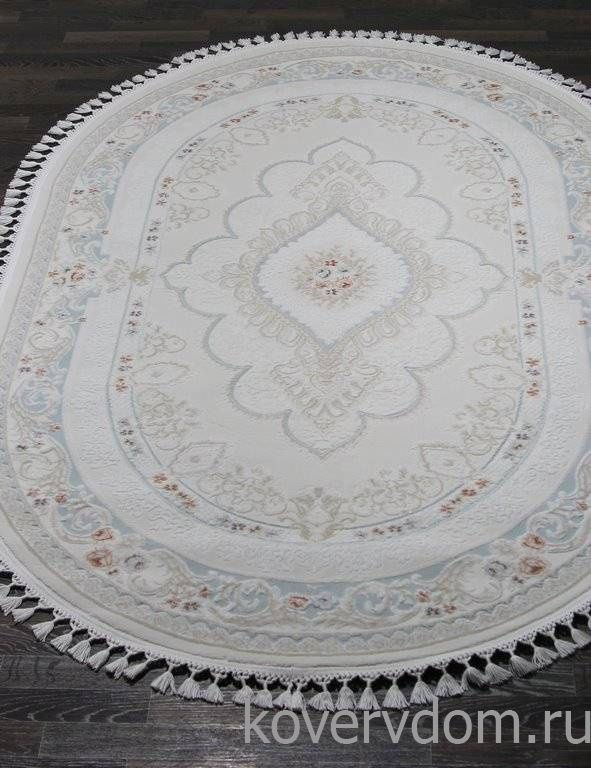 Ковер HUNKAR 07928T BLUE / BLUE Овал