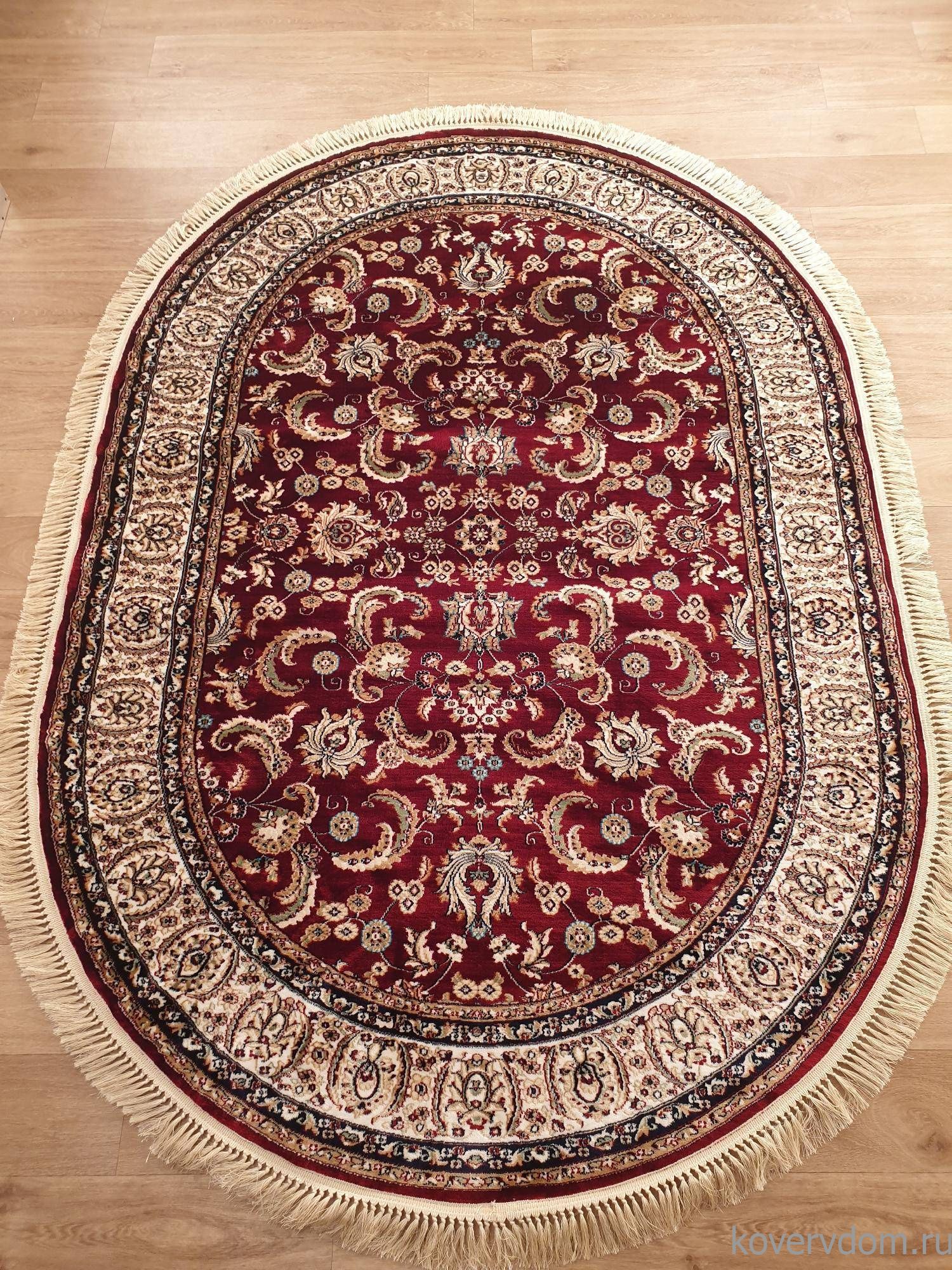 Ковер BROOKLYN 08616R RED / RED Овал Ковер BROOKLYN 08616R RED / RED Овал