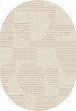 Овальный ковер в гостиную DIOS F440 LIGHT CREAM Овал