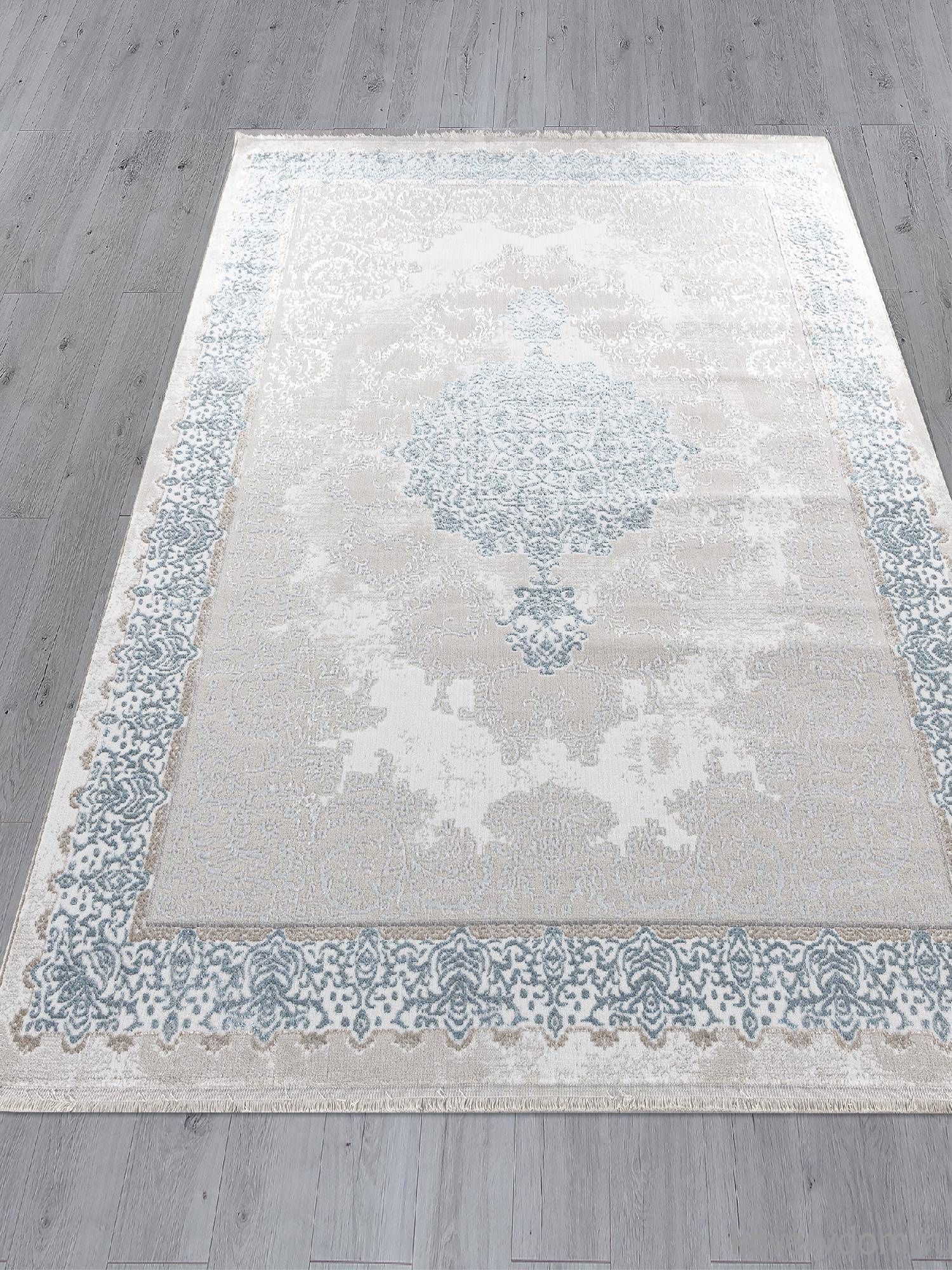 Ковер EFSAN L270A CREAM SHRINK / BLUE FDY