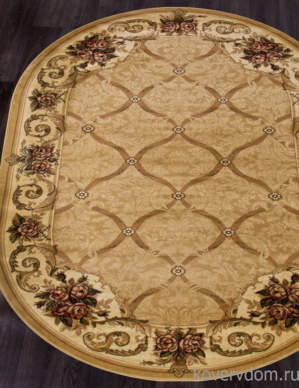 Ковер OLYMPOS D468 BEIGE Овал