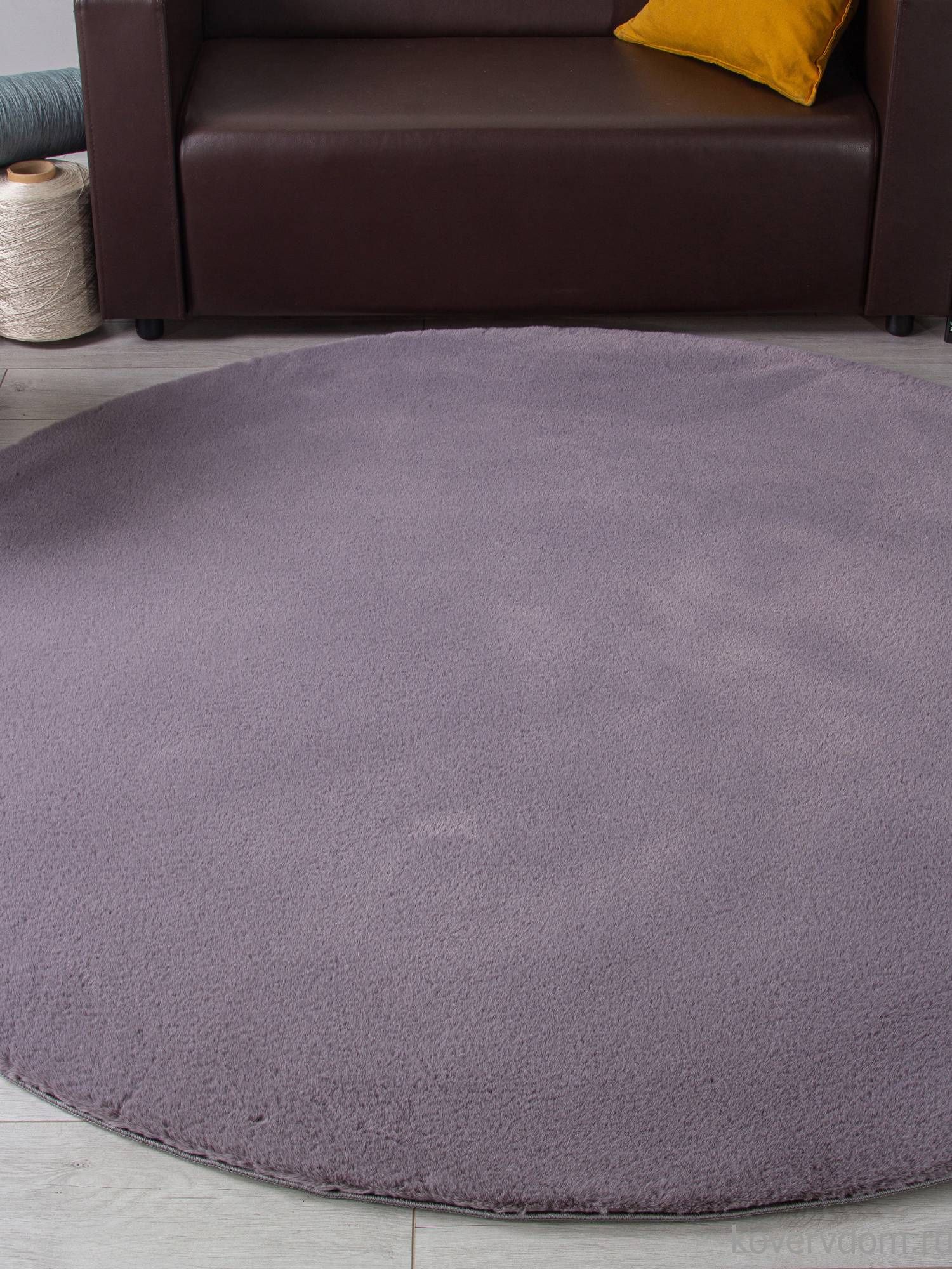 Ковер RABBIT LUXE PX2001 GRAY Круг