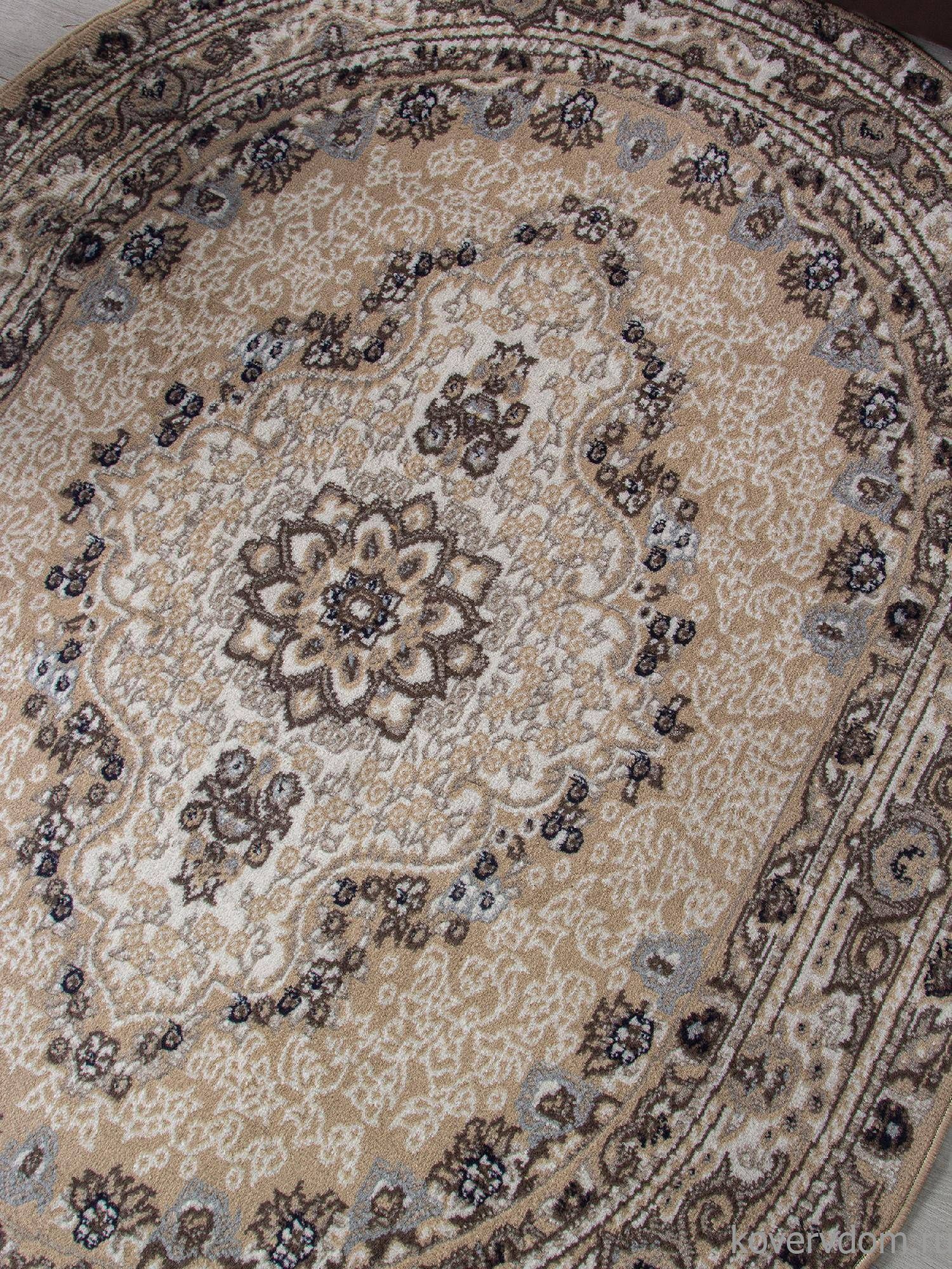 Ковер PRAGA 06020A BEIGE / BEIGE Овал