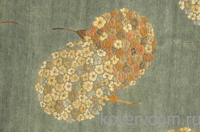 Ковер ручной работы из шелка и шерсти Silk-Wool CHA 28 C.Green Ковер ручной работы из шелка и шерсти Silk-Wool CHA 28 C.Green