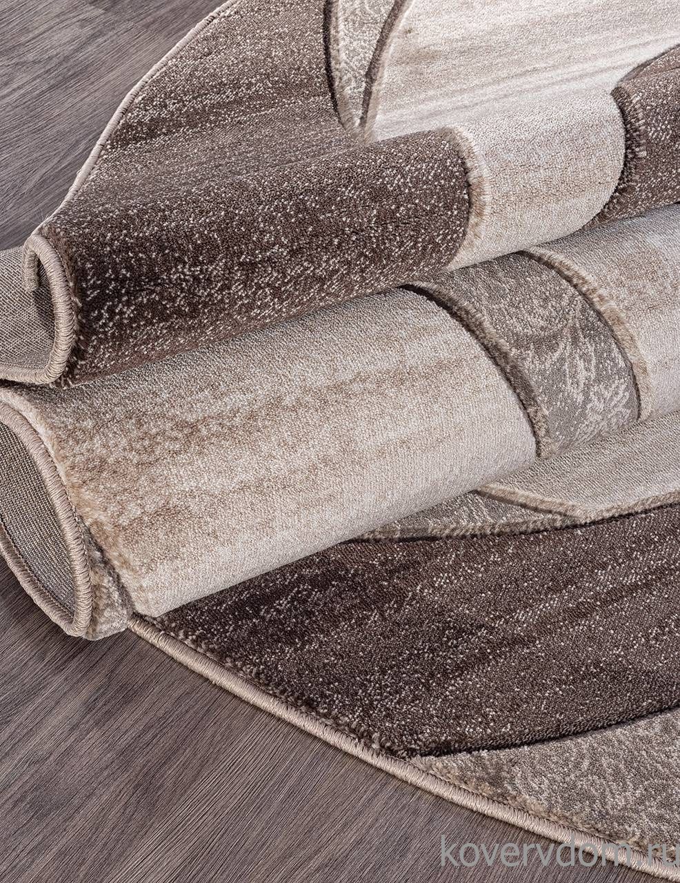 Ковер MEGA CARVING D264 BEIGE Овал