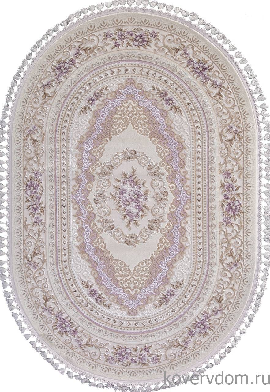 Ковер HUNKAR 7910 PURPLE / PURPLE Овал
