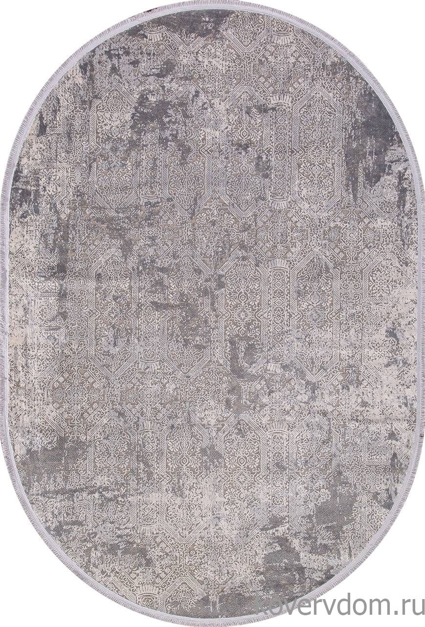 Ковер BIBLOS 9300 GREY / GREY Овал