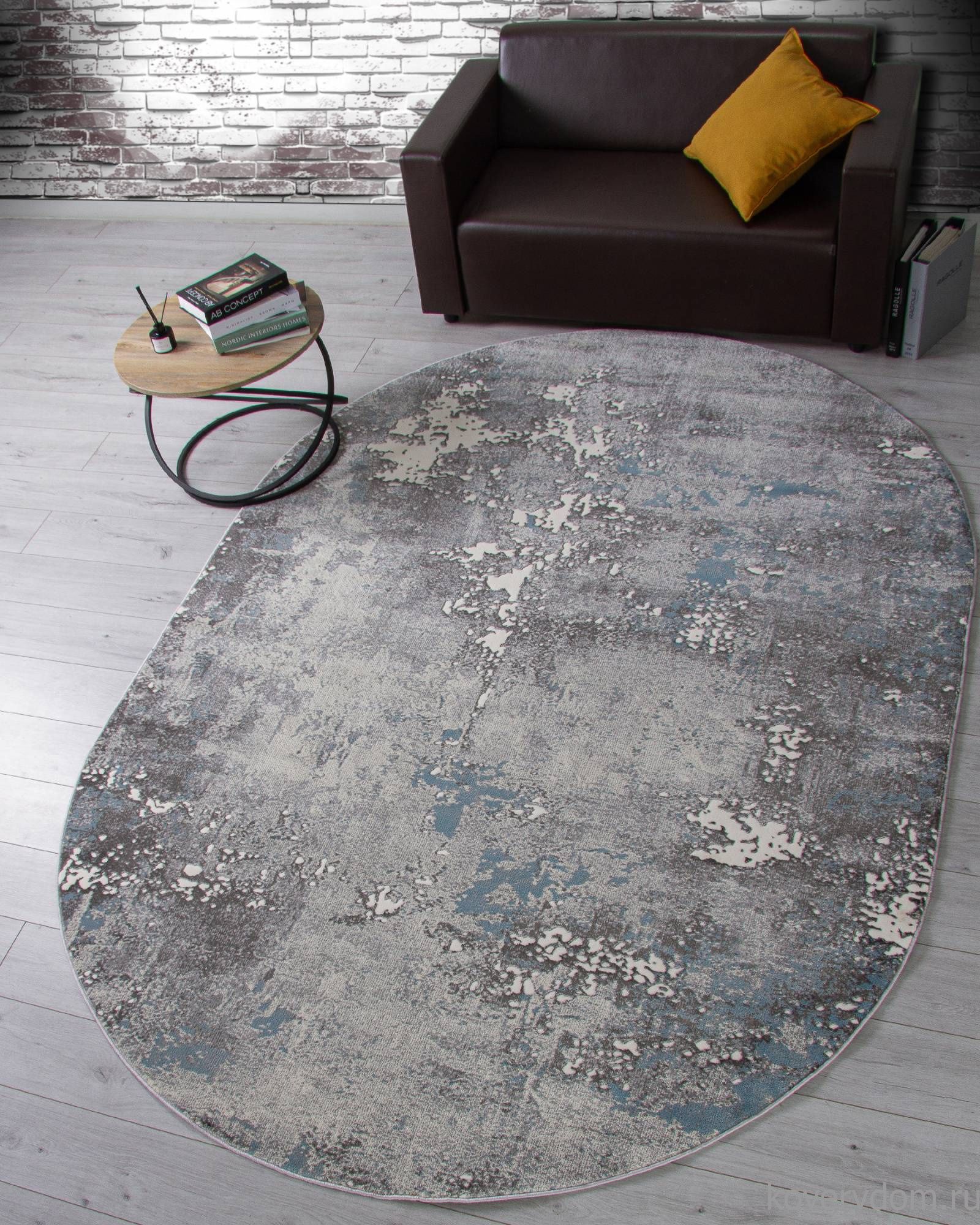 Ковер ATLANTIS D996 GRAY Овал Ковер ATLANTIS D996 GRAY Овал