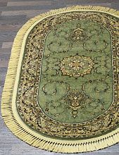 Ковер BUHARA d034 GREEN Овал