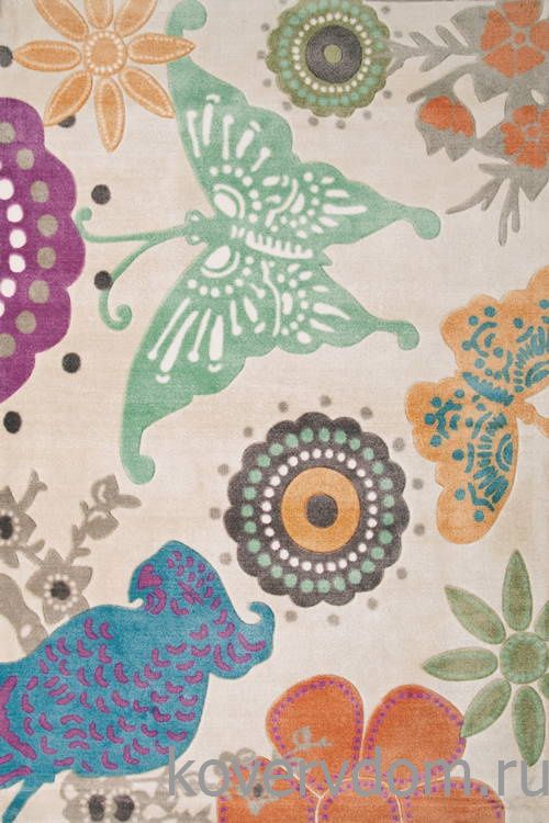 Ковер  детский Волшебные бабочки AMIGO BUTTERFLY