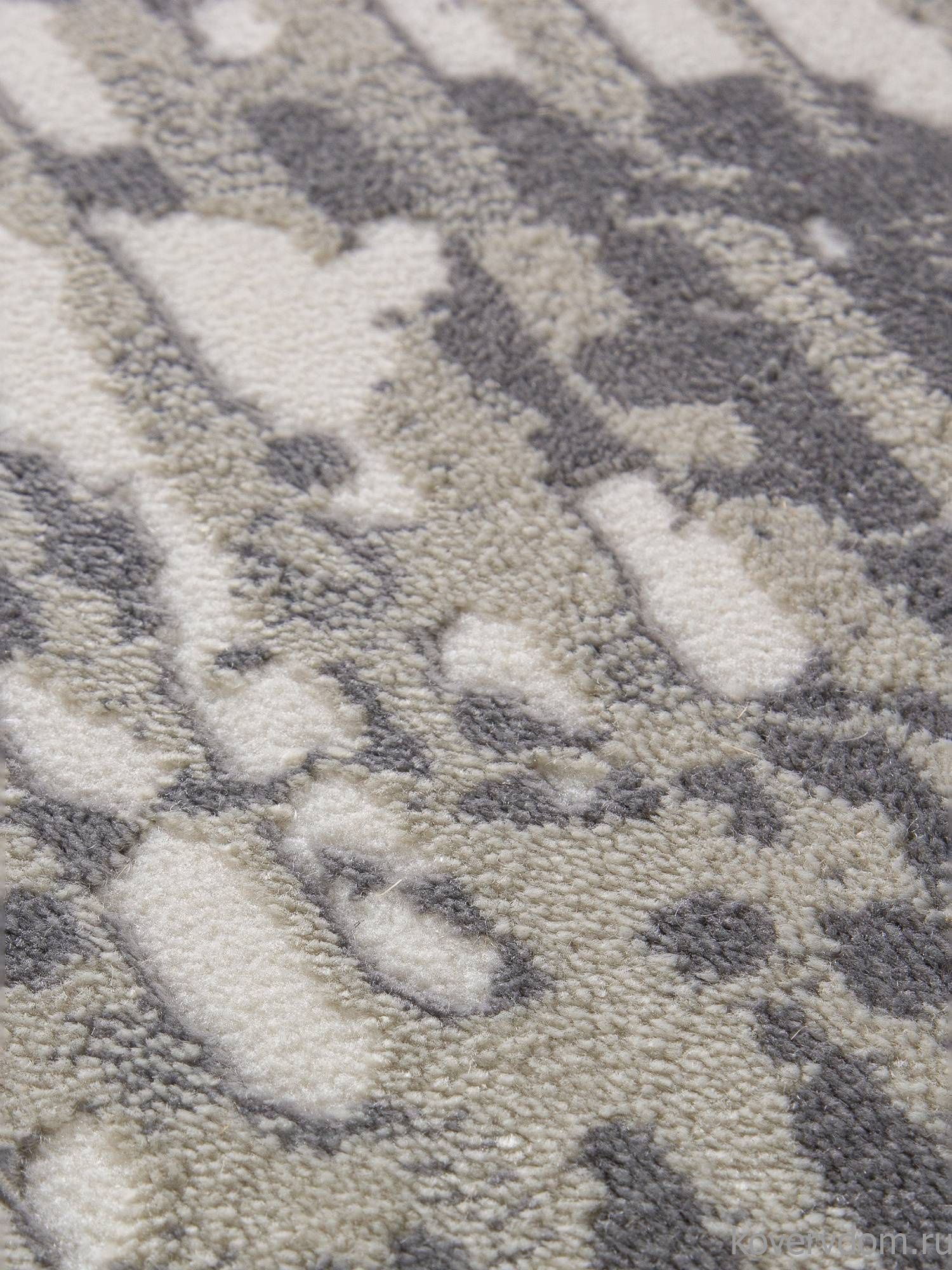 Ковер ATLANTIS D999 CREAM-GRAY Овал