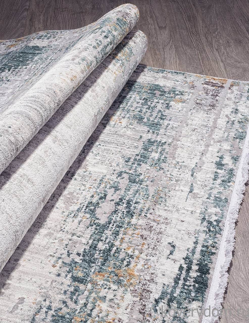 Ковер из полиэстера SEATTLE 03877A ACIK GRI / MAVI