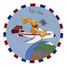 Ковер Boing Carpet детский ручной работы Felix 2934-01