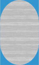 Овальный ковер в гостиную NENSI GL092G GREY / GREY Овал