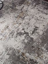 Однотонный ковровая Дорожка GRAFF 3319 GRAY-BEIGE