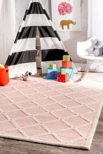 Ковер Creative Carpets - Hand Made ручной работы скандинавский RHOMBUS PINK