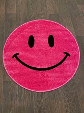 Ковер в коридор SMILE 2 NC19 PINK Круг
