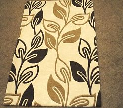 Ковер с цветами Retro Flower Brown