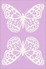 Ковер SOFT Butterfly rose Бабочки